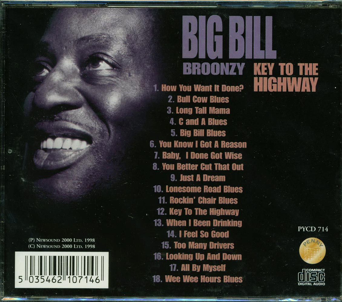 Big Bill Broonzy - Key To The Highway Music CD