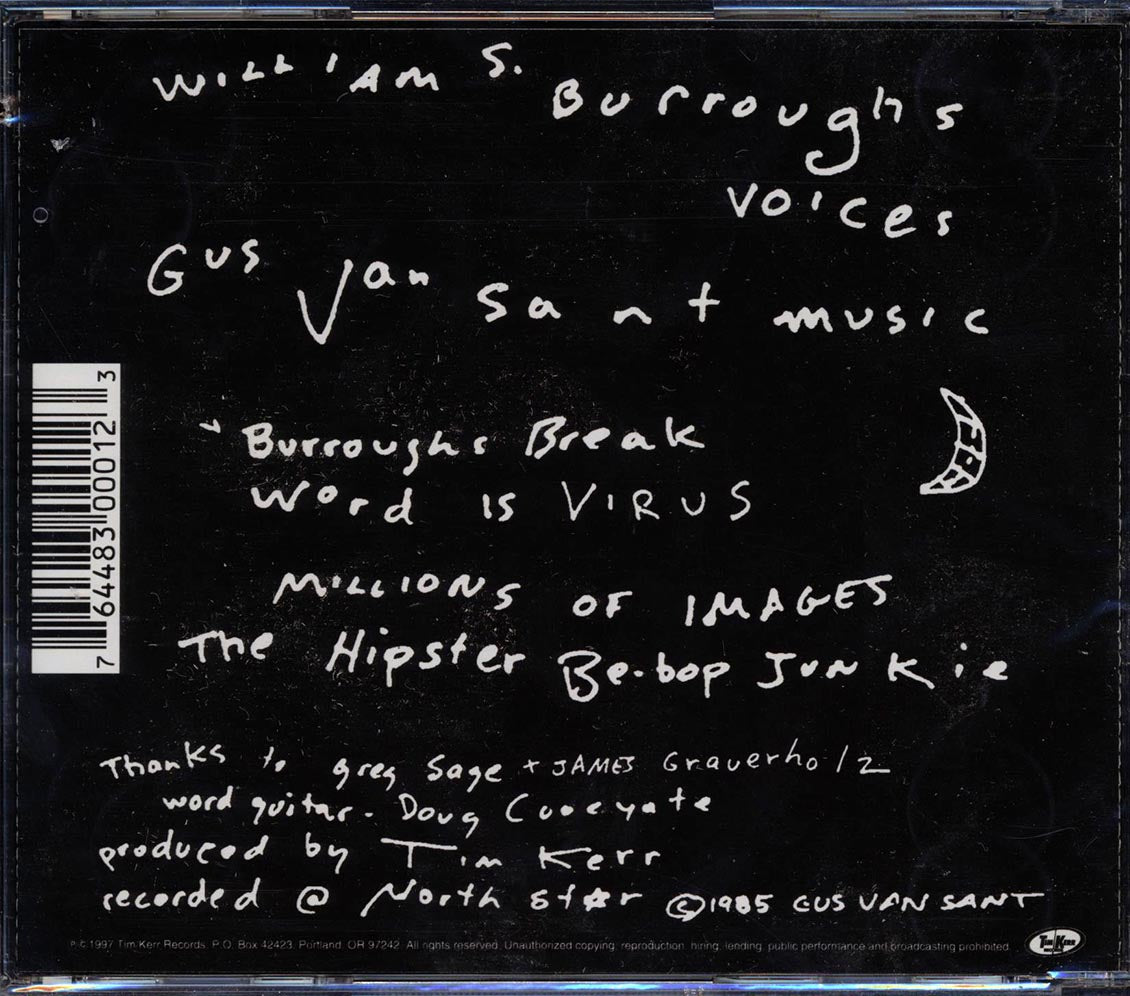 William S Burroughs, Gus Van Sant - The Elvis Of Letters (marked/ltd stock) Music CD