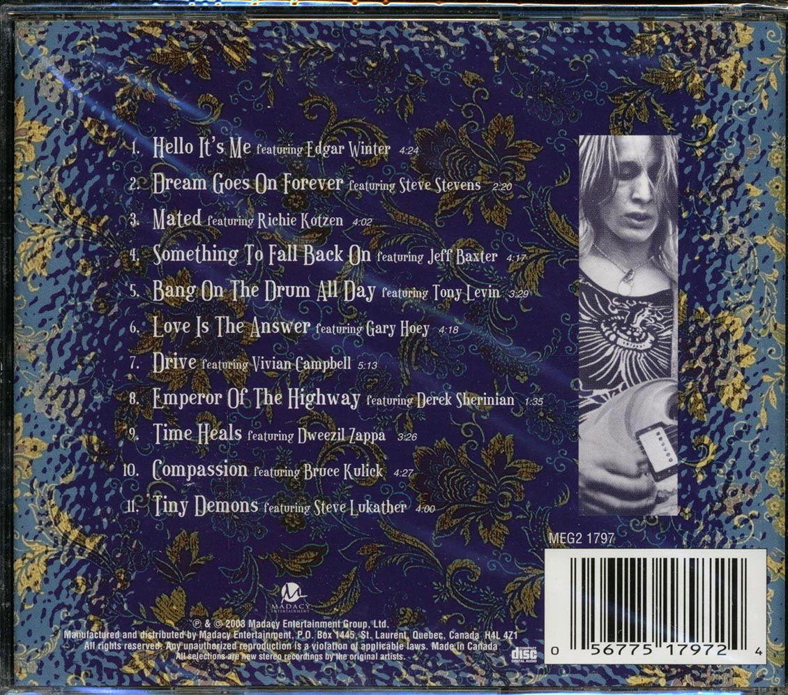 Todd Rundgren With A Little Help From My Friends Music CD