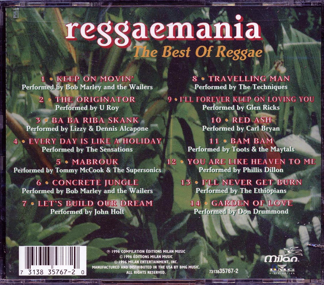 The Techniques, Don Drummond, The Ethiopians, Etc. - Reggaemania: The Best Of Reggae (marked/ltd stock) Music CD
