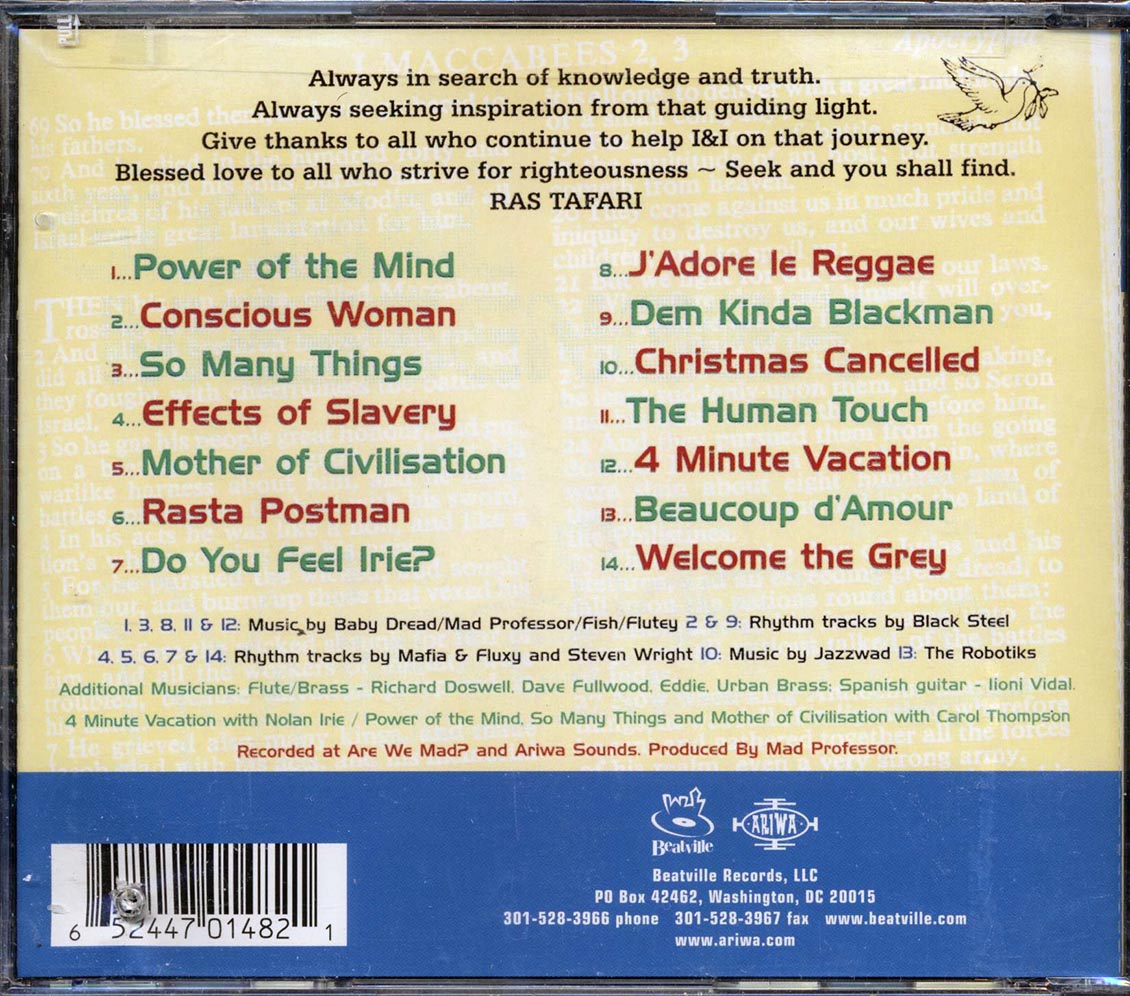 Macka B - Global Messenger (marked/ltd stock) Music CD
