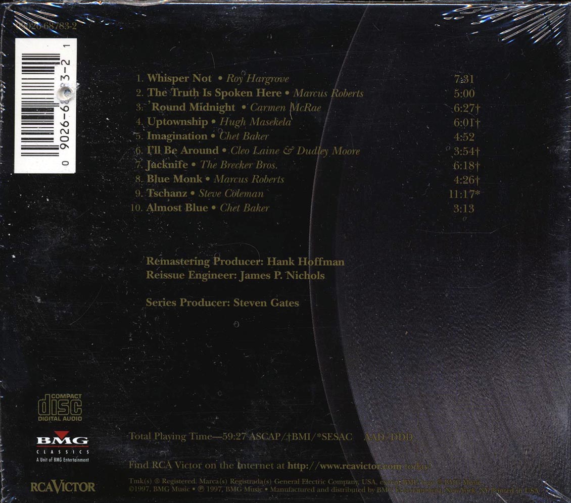 Roy Hargrove, Marcus Roberts, Carmen McRae, Etc. - RCA Victor 80th Anniversary: The First Label In Jazz Volume 7 1980-1989 (marked/ltd stock) Music CD