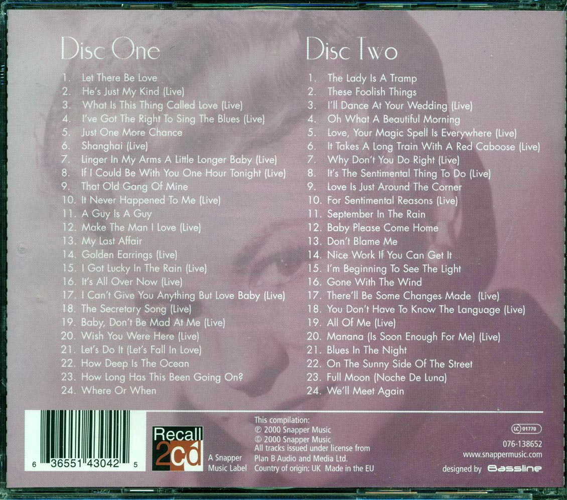 Peggy Lee - Linger (48 tracks) (2xCD) Music CD