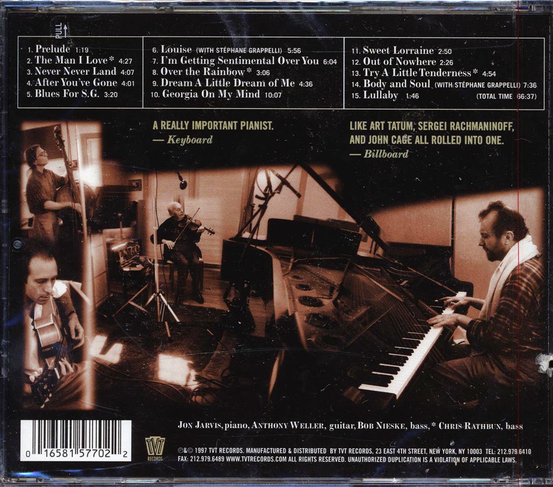 Stephane Grappelli Never Never Land marked/ltd stock Music CD