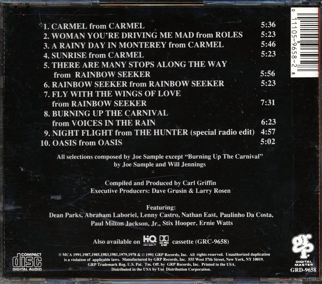 Joe Sample - Collection Music CD