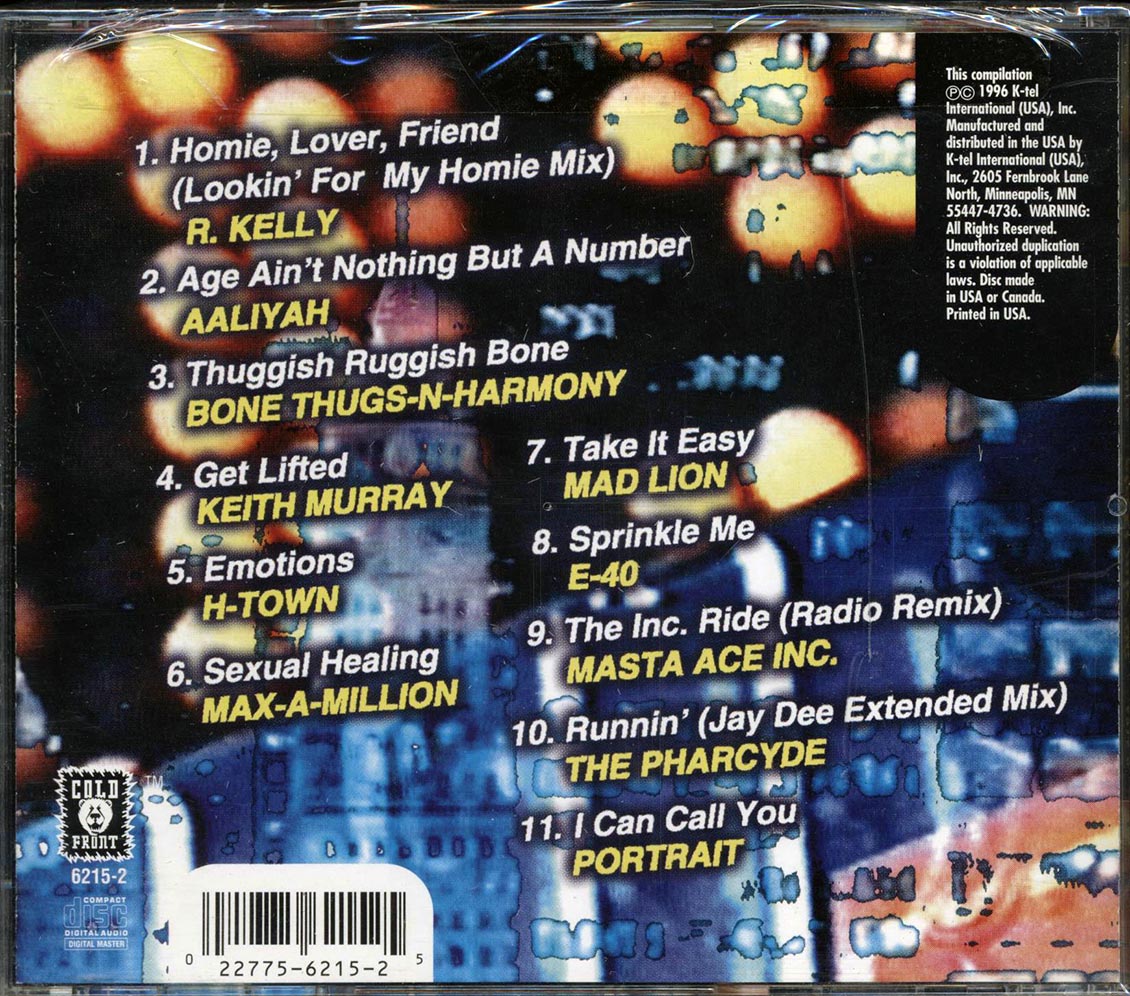 Bone Thugs-N-Harmony, Aaliyah, R Kelly, Etc. - StrEEt Mix '96 Music CD