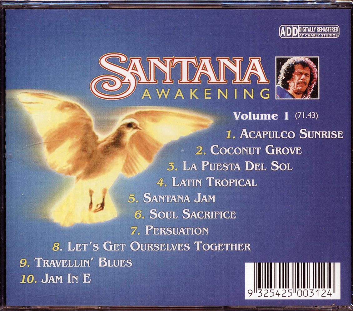 Santana Awakening Volume 1 Music CD
