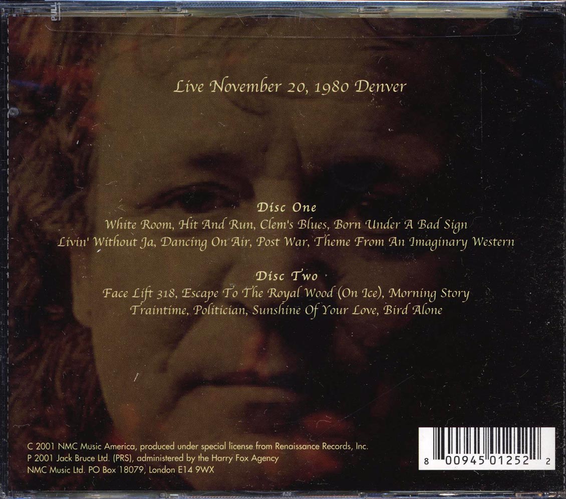 Jack Bruce - Doing This On Ice (2xCD) Music CD