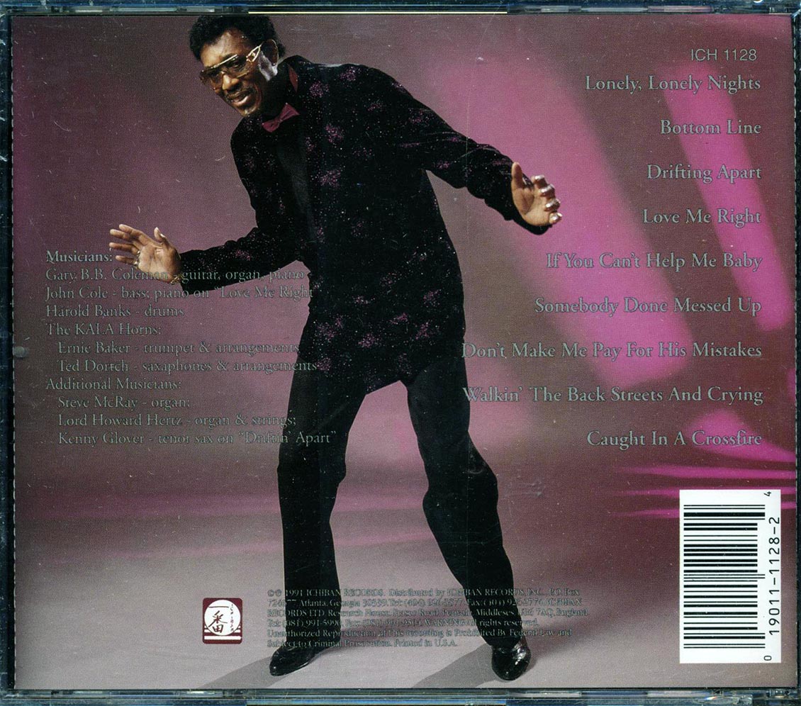 Vernon Garrett - Caught In A Crossfire Music CD