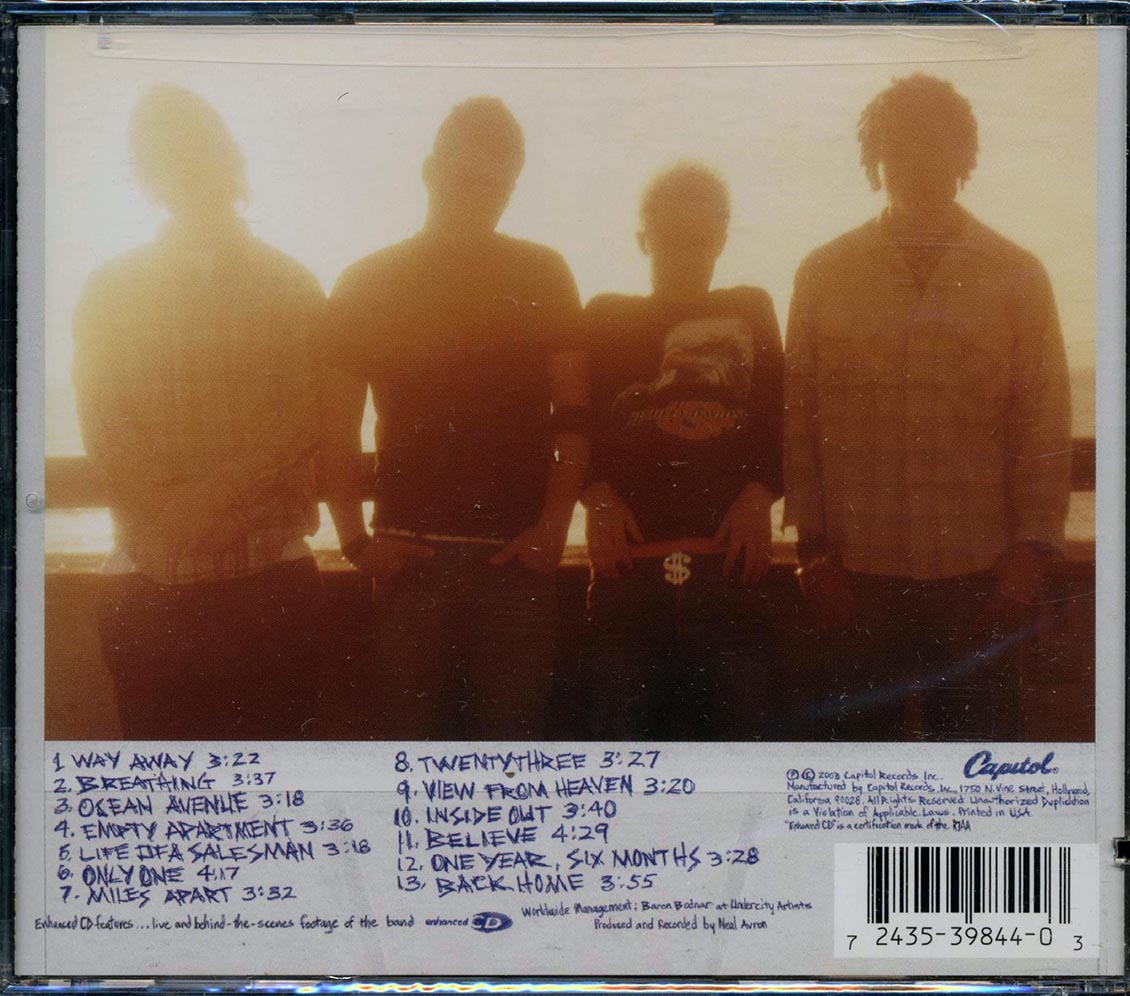 Yellowcard Ocean Avenue Music CD