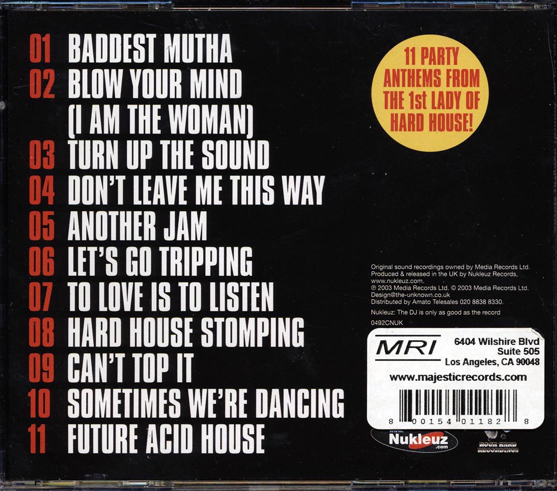 Lisa Pin-Up - Biggest Baddest Mutha Music CD