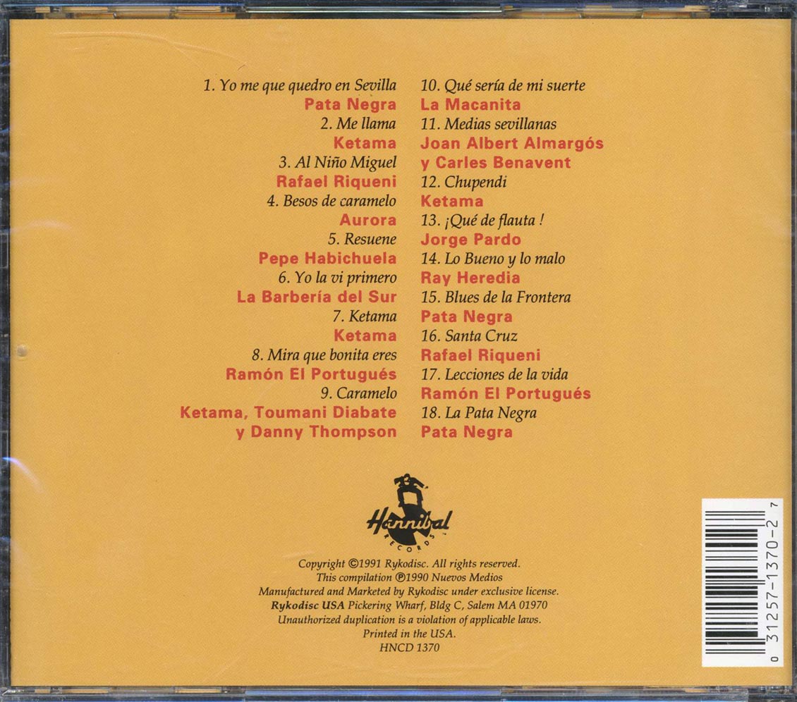 Pata Negra, Ketama, Rafael Riqueni, Etc. - The Young Flamencos: Los Jovenes Flamencos Music CD