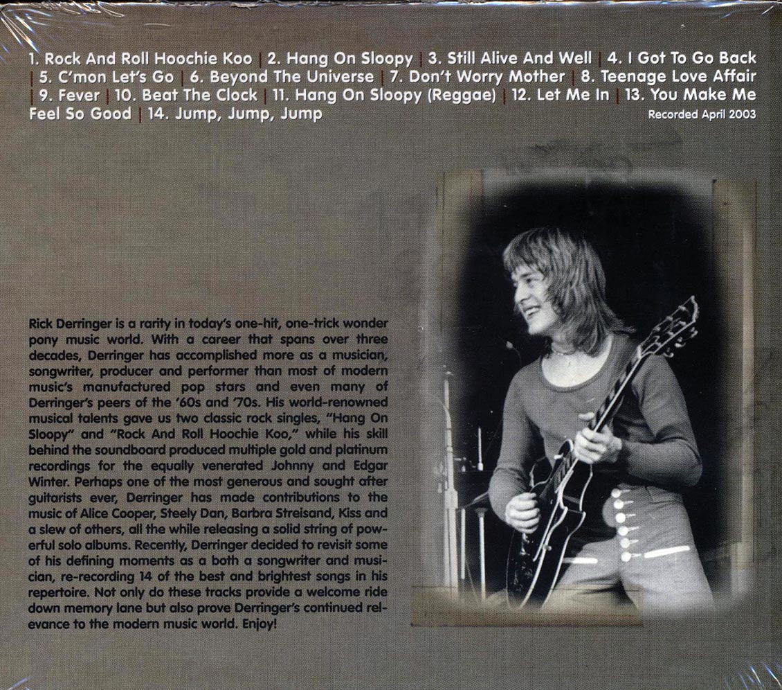 Rick Derringer - Greatest & Latest Music CD