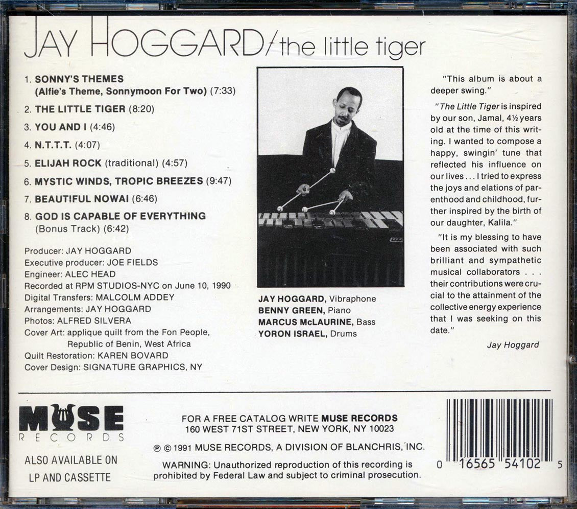 Jay Hoggard - The Little Tiger Music CD