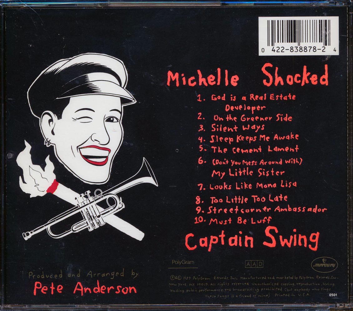 Michelle Shocked - Captain Swing Music CD