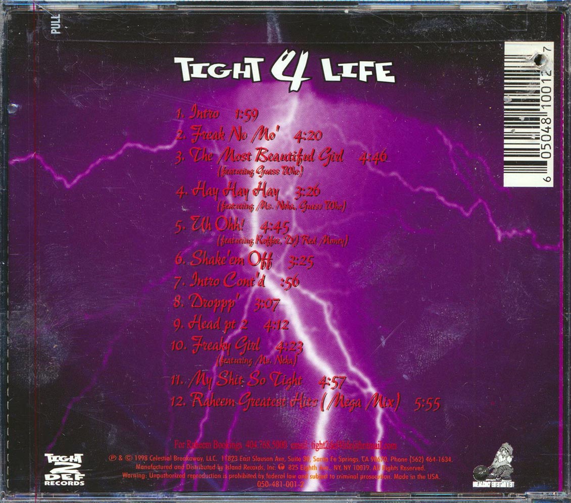 Raheem - Tight 4 Life (marked/ltd stock) Music CD