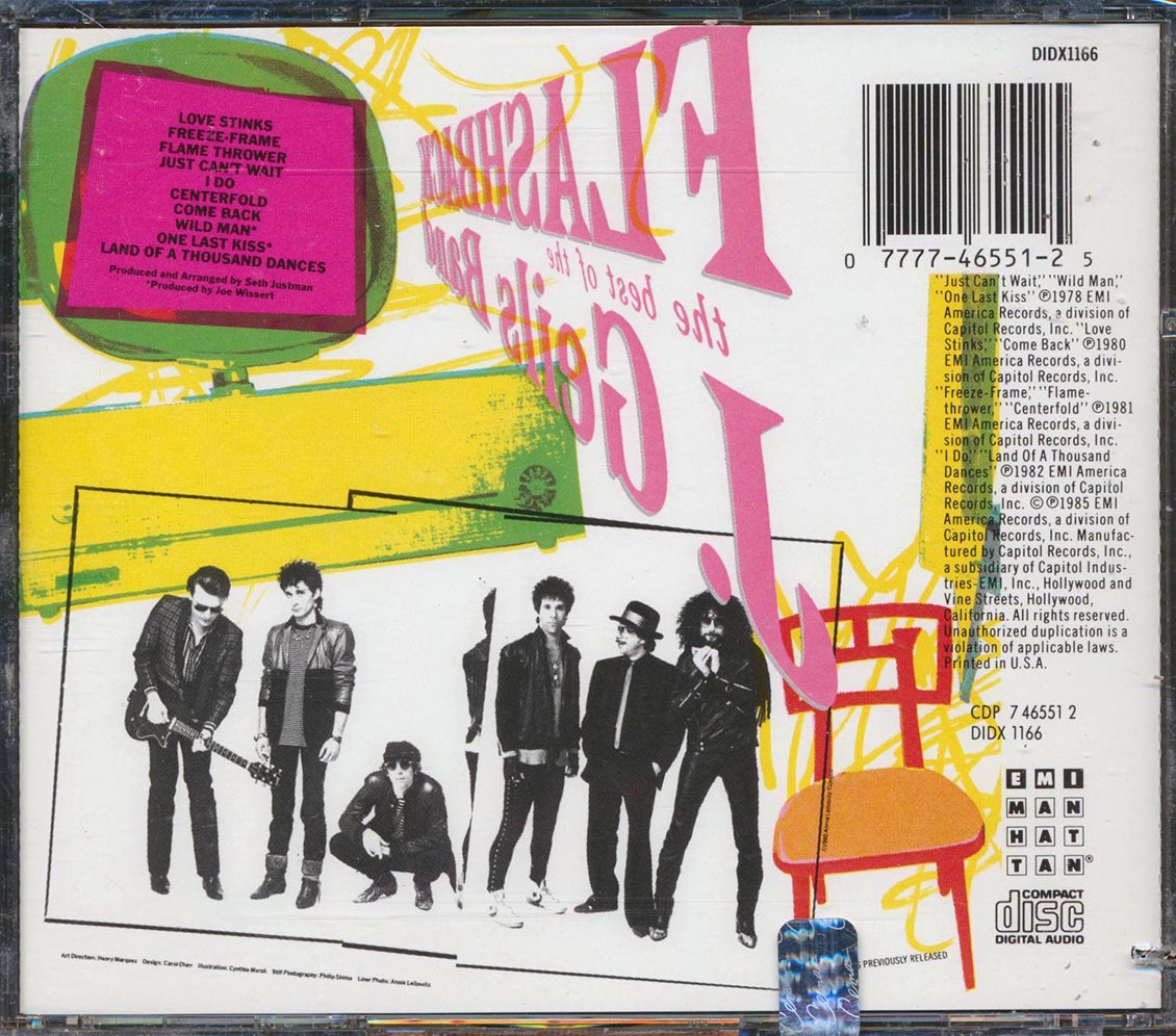 J Geils Band - Flashback: The Best Of J Geils Band (marked/ltd stock) Music CD