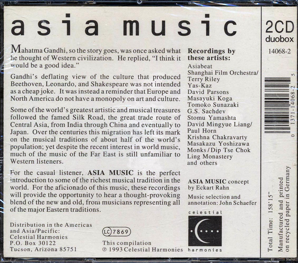 Various Asia Music 2xCD Music CD