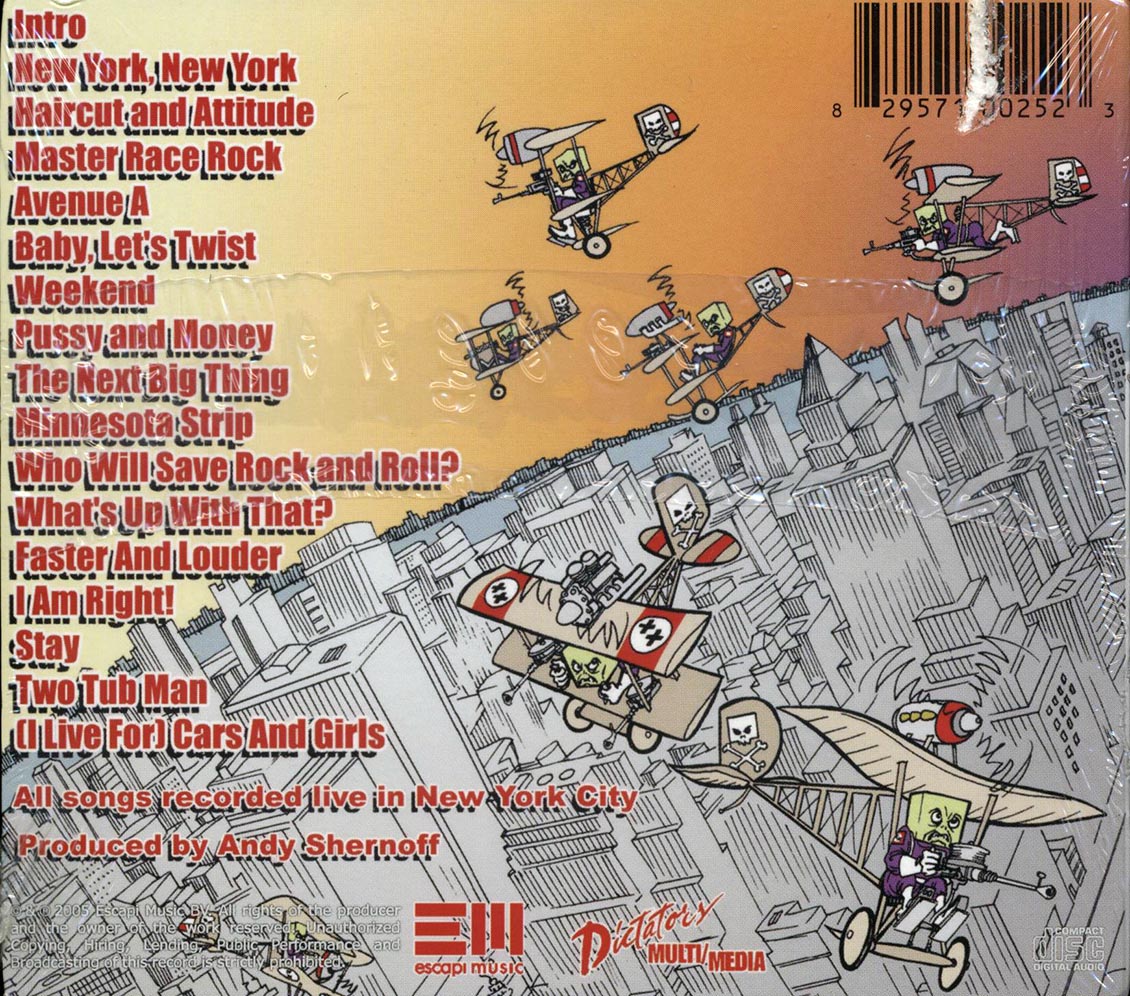 The Dictators Viva Dictators marked/ltd stock Music CD