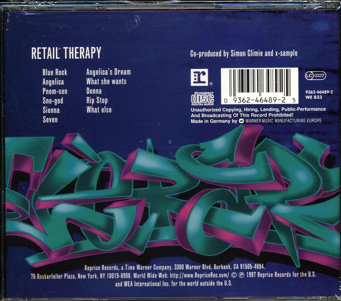 TDF - Retail Therapy Music CD