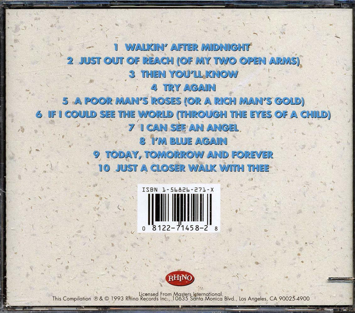 Patsy Cline Walkin' After Midnight marked/ltd stock Music CD