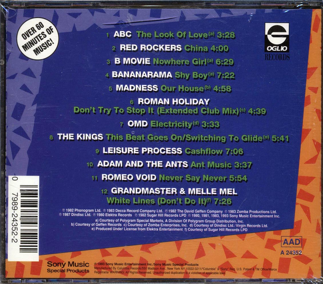 ABC, Red Rockers, Bananarama, Roman Holiday, Etc. - Richard Blade's Flashback Favorites Volume 2 Music CD