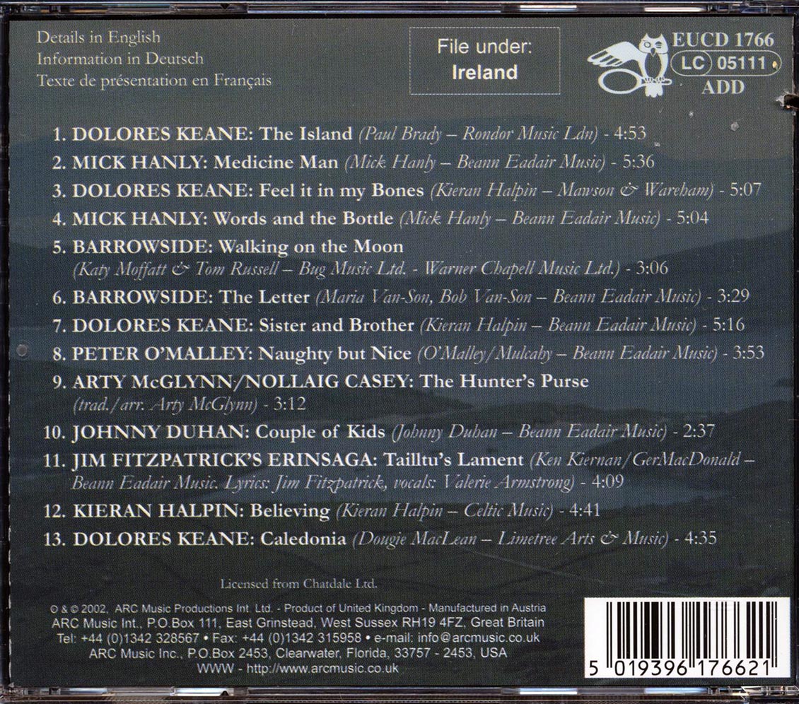 Dolores Keane, Mick Hanly, Barrowside, Etc. - Songs From Ireland: Best Of Irish Songwriters (marked/ltd stock) Music CD
