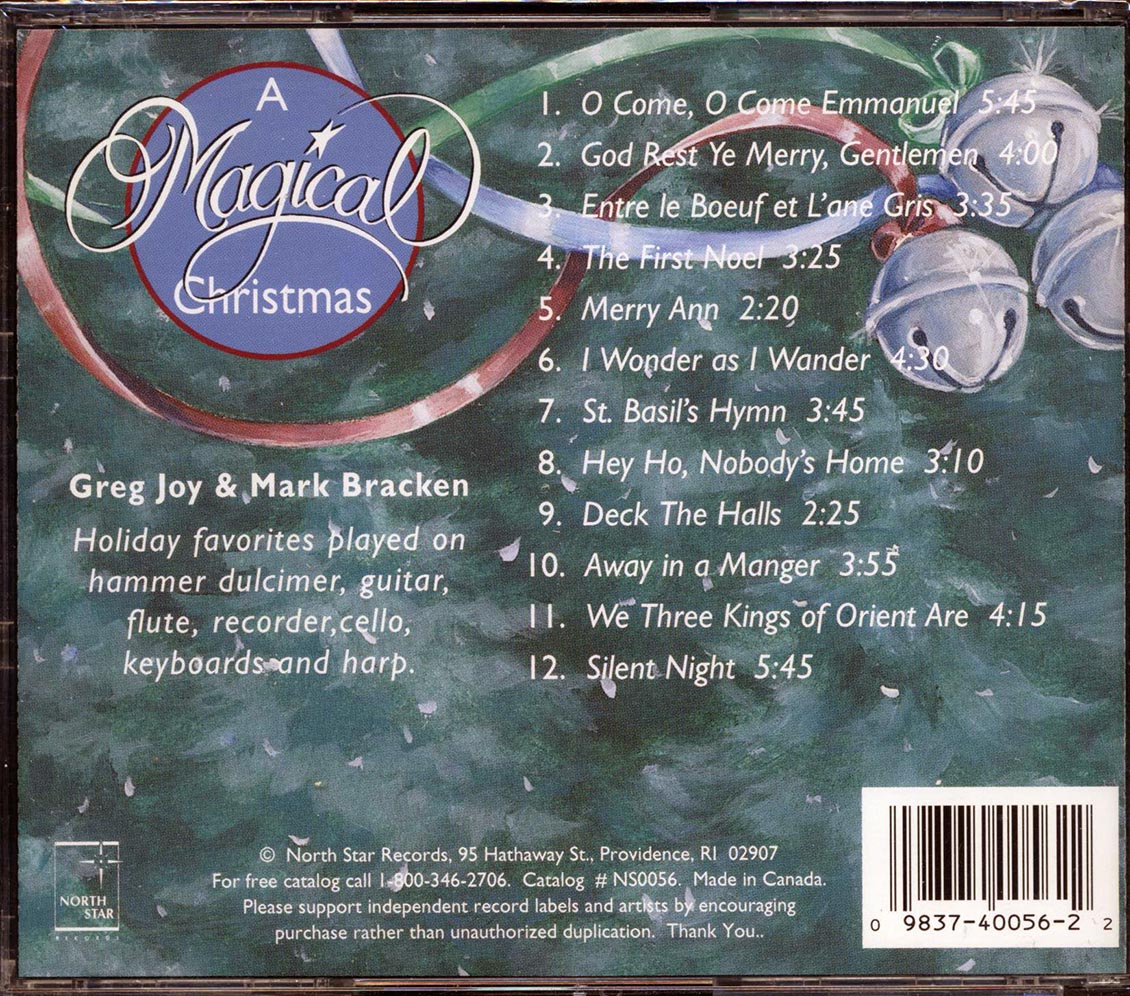 Greg Joy, Mark Bracken - A Magical Christmas Music CD