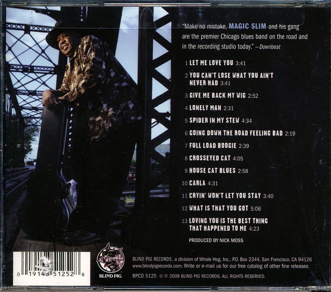 Magic Slim & The Teardops - Midnight Blues (marked/ltd stock) Music CD