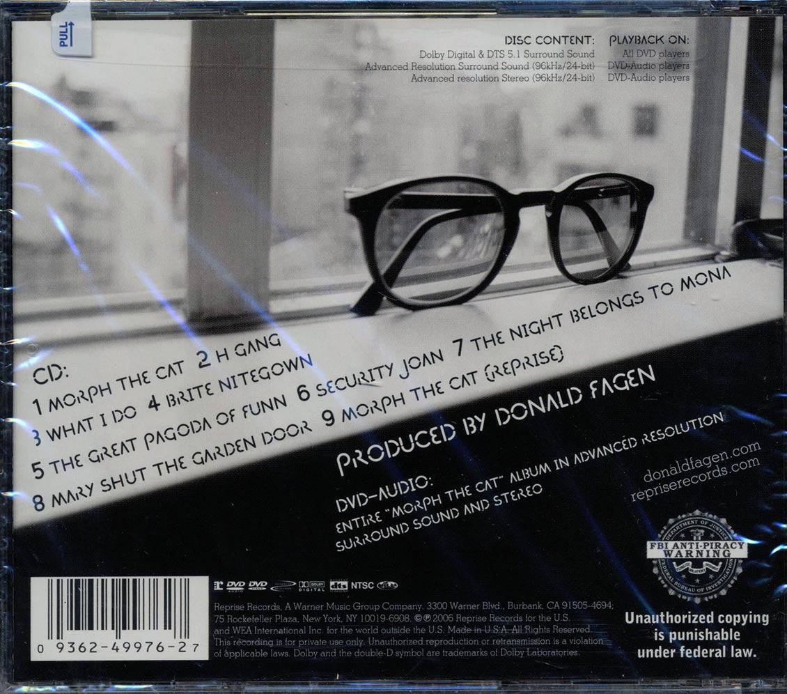 Donald Fagen Morph The Cat incl DVD marked/ltd stock Music CD