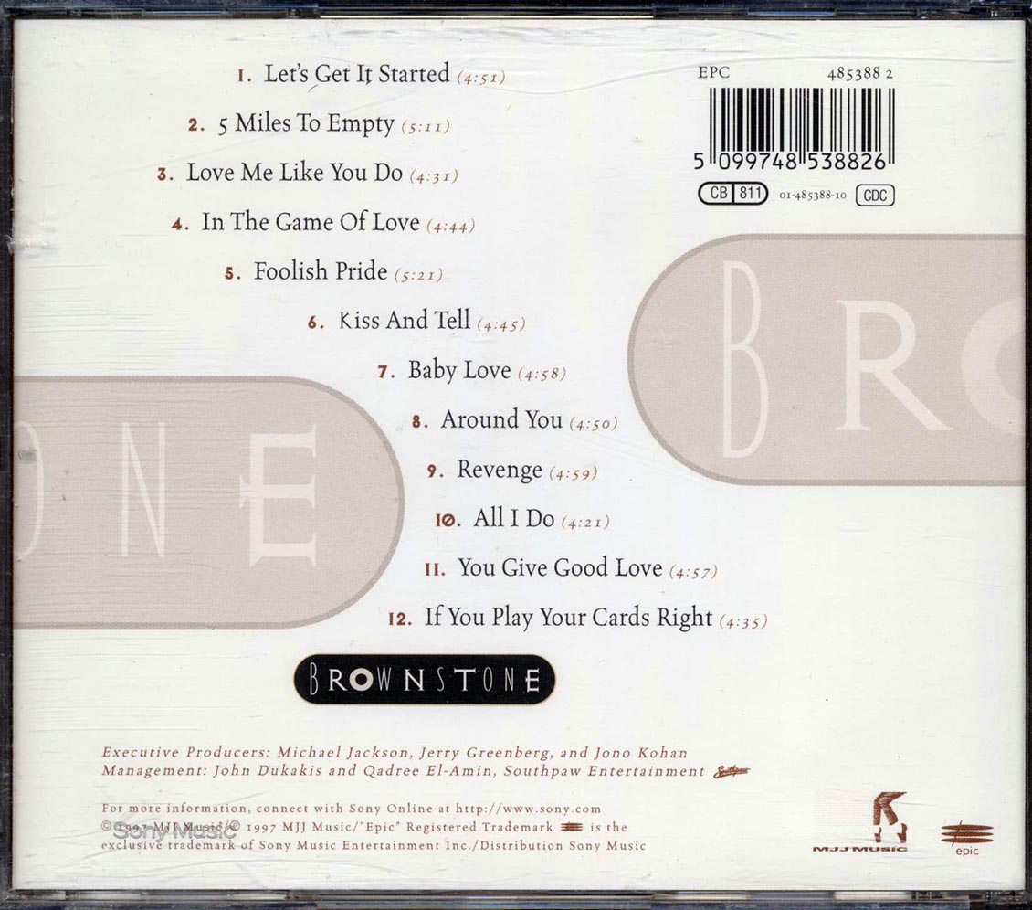 Brownstone - Still Climbing Music CD
