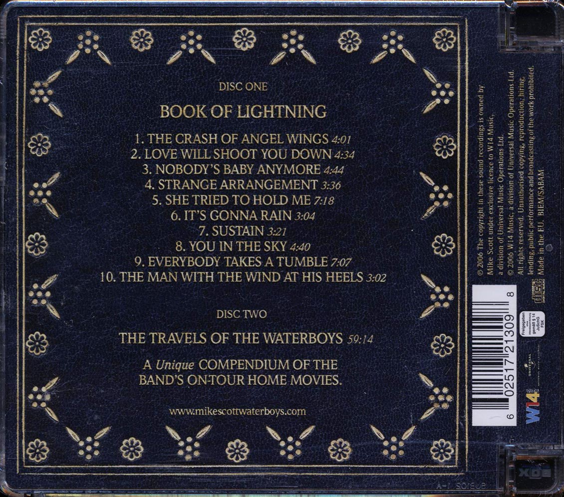 The Waterboys - Book Of Lightning (ltd. ed.) (incl. DVD) Music CD