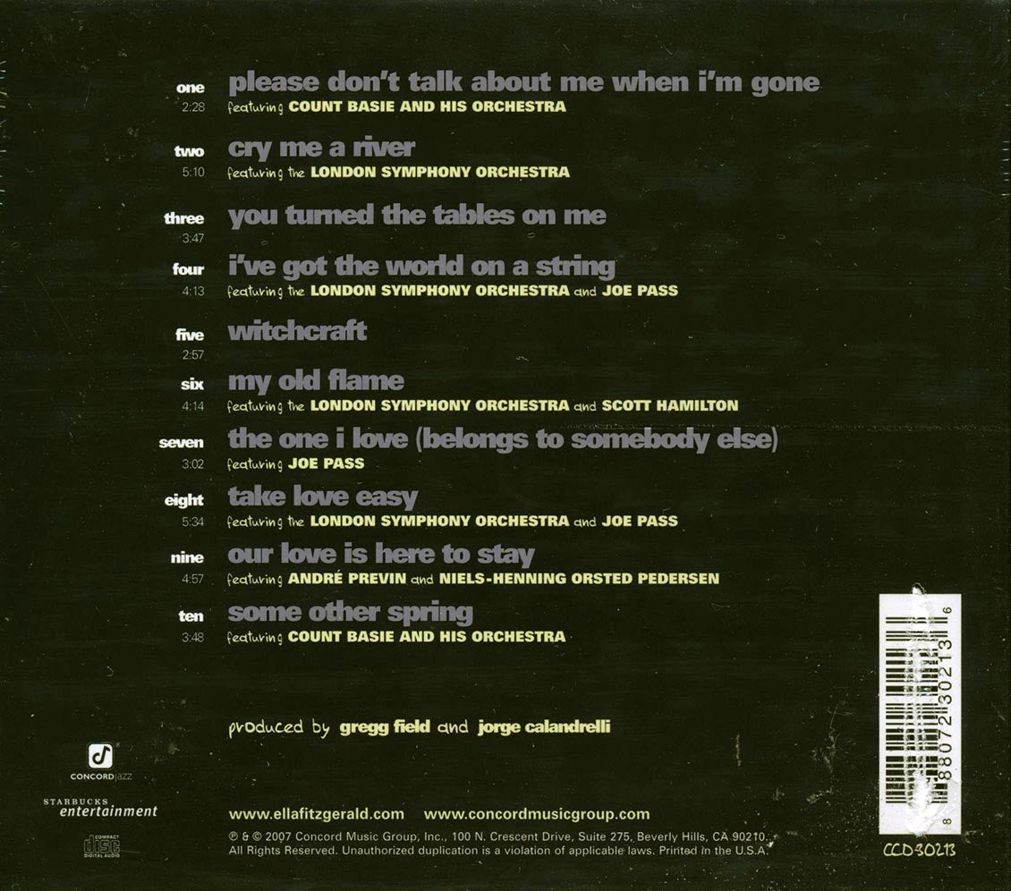 Ella Fitzgerald - Love Letters From Ella (marked/ltd stock) Music CD