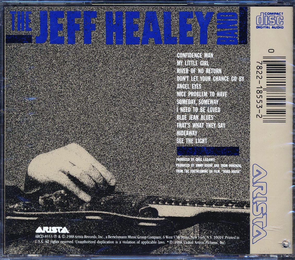 The Jeff Healey Band - See The Light Music CD