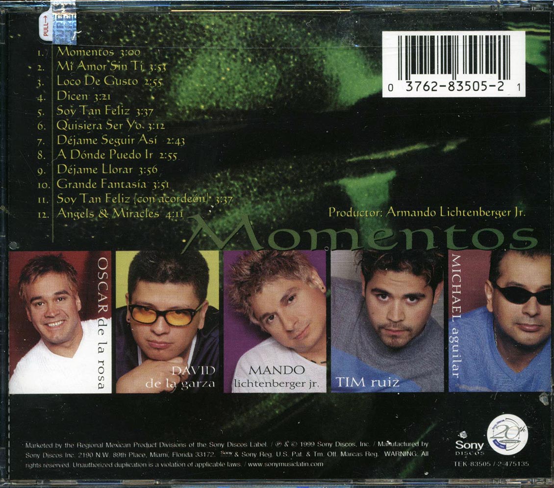 La Mafia - Momentos Music CD