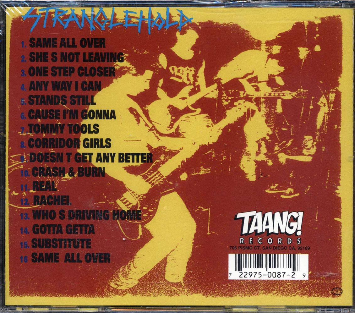 Stranglehold - Crash & Burn Music CD