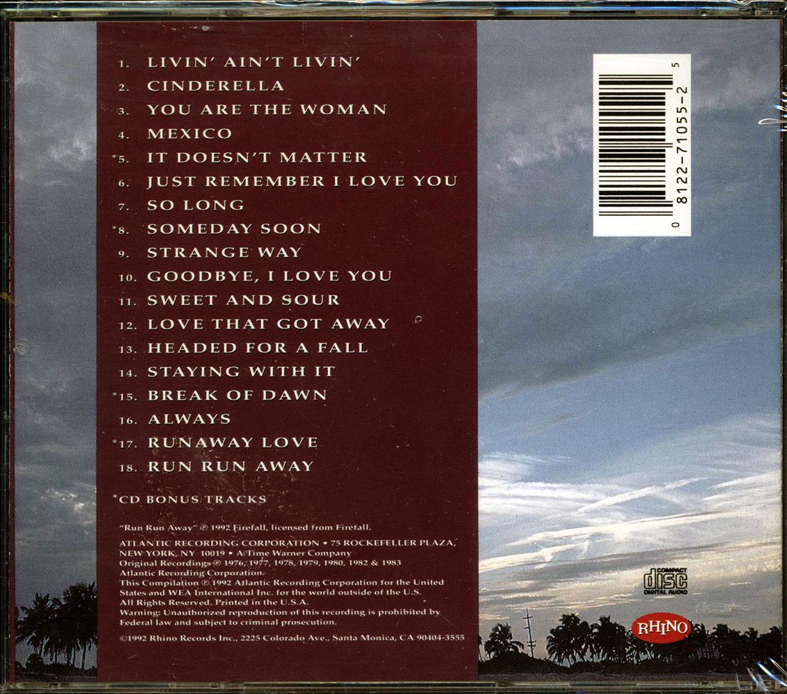 Firefall - Greatest Hits Music CD