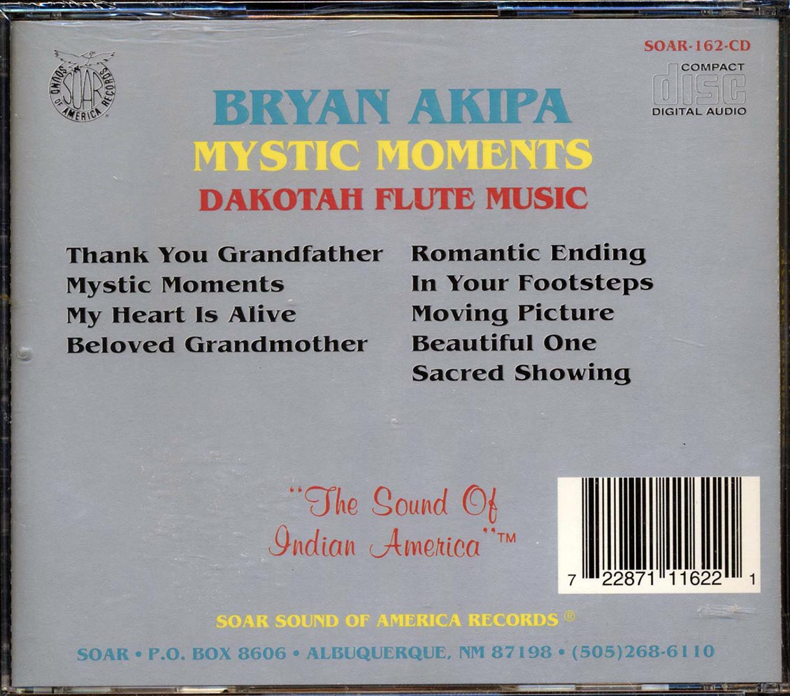 Bryan Akipa - Mystic Moments Music CD