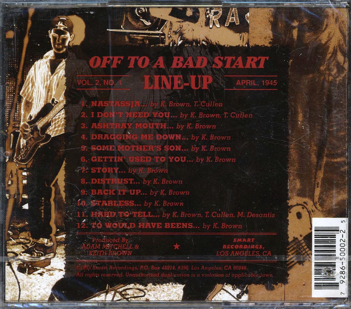 Popsicko - Off To A Bad Start (marked/ltd stock) Music CD