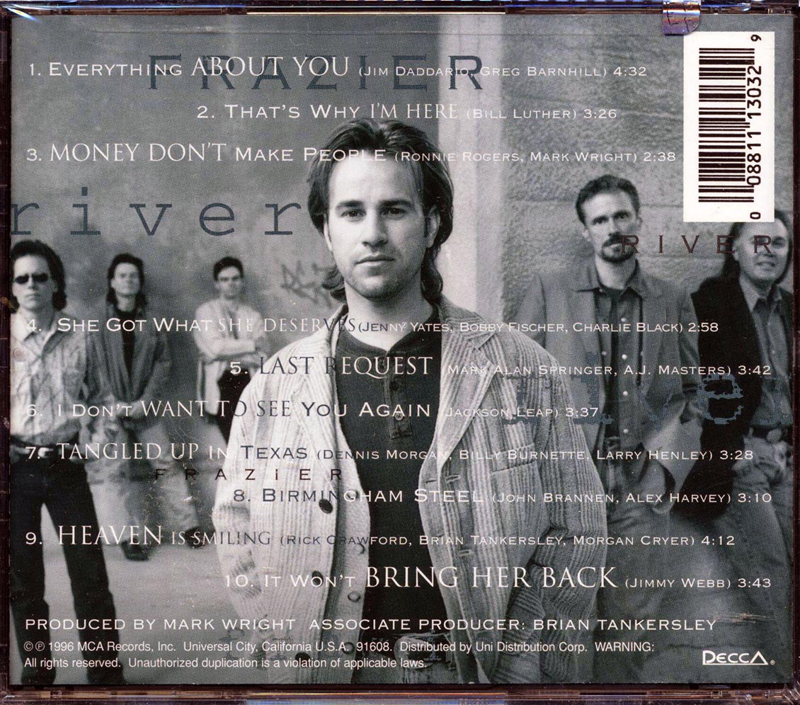Frazier River - Frazier River Music CD