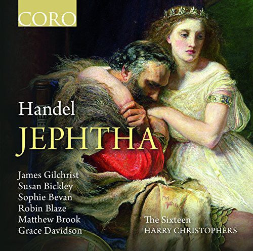 the album cover for Handel / Christophers / Sixteen - Jephtha