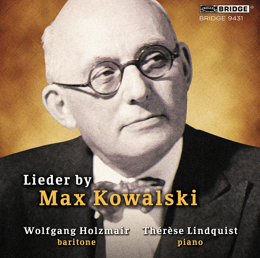 the album cover for Max Kowalski / Holzmair,Wolfgang - Lieder By Max Kowalski