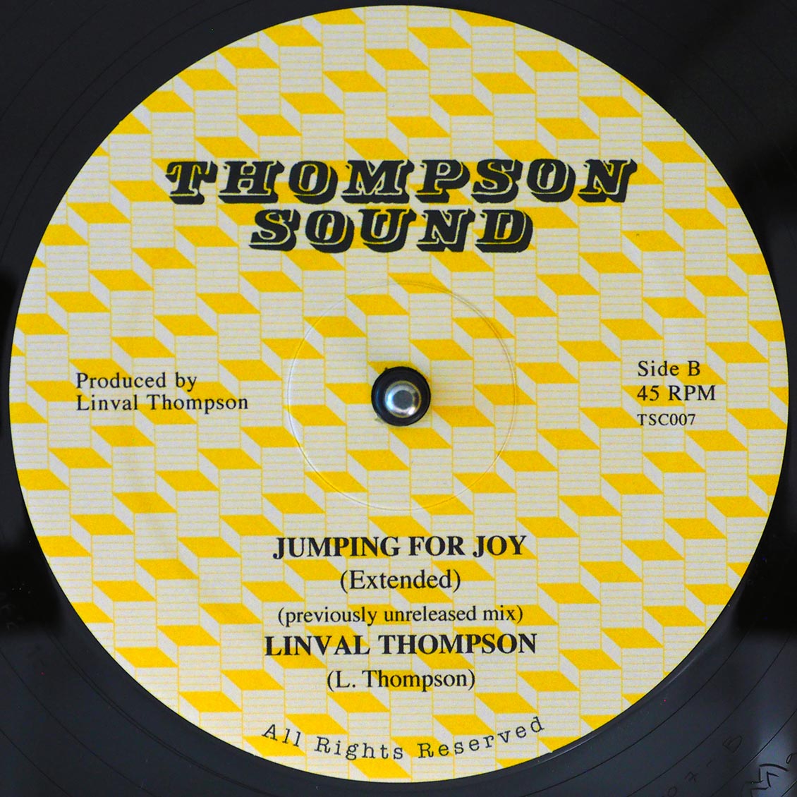 Freddie McKay - Lonely Man (Extended Mix) / Linval Thompson - Jumping For Joy (Extended Mix) 12" Vinyl Record