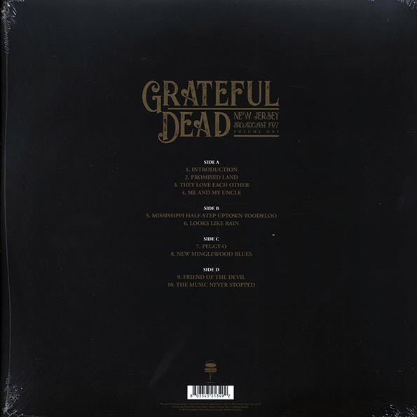 Grateful Dead New Jersey Broadcast 1977 Volume 1 Vinyl Record