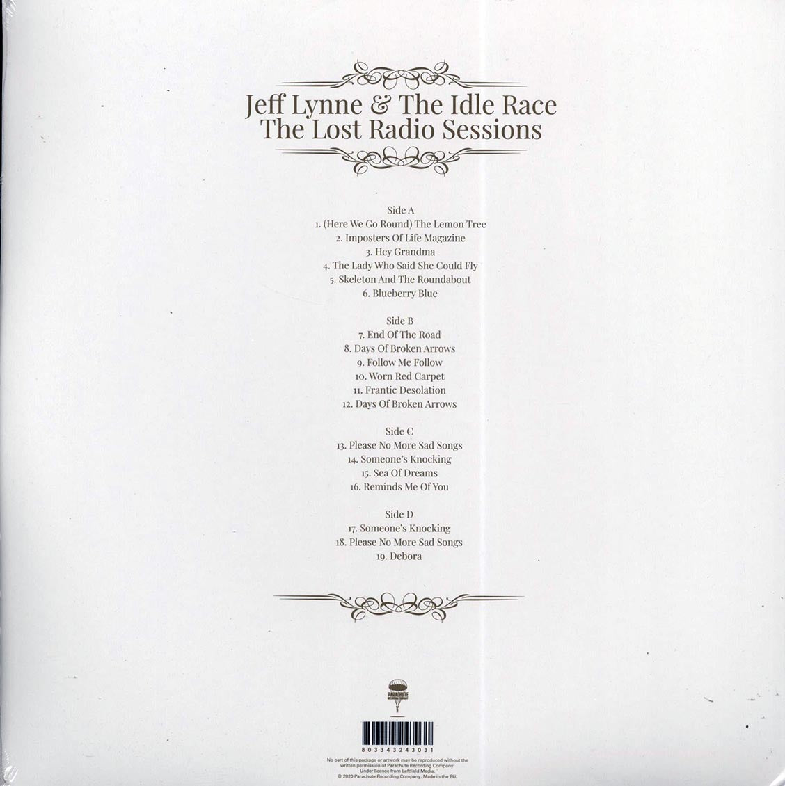 Jeff Lynne & The Idle Race - The Lost Radio Sessions (ltd. ed.) (2xLP) Vinyl Record