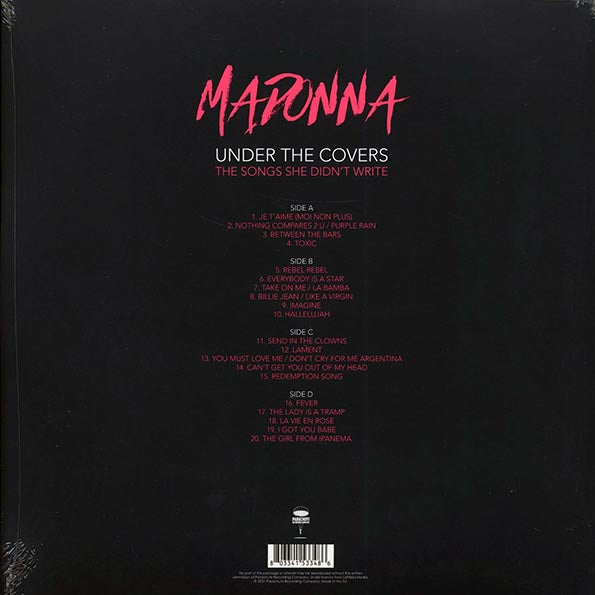 Madonna Under The Covers The Songs She Didn't Write Vinyl Record
