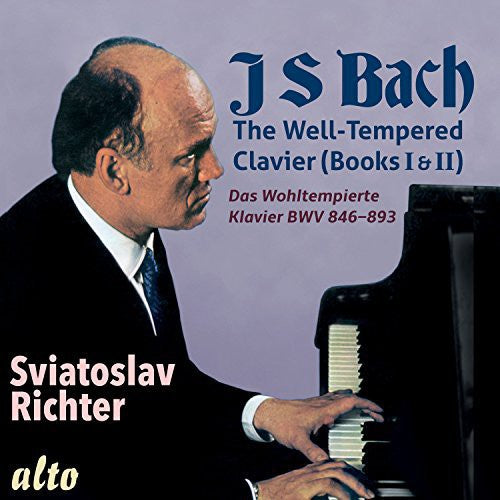 the album cover for Bach / Sviatoslav Richter - Well-Tempered Clavier (Books I & II Complete)