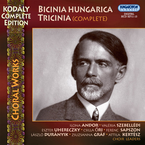 the album cover for Kodaly / Andor / Szebelledi / Uhereczky / Ori - Bicinia Hungarica & Tricinia