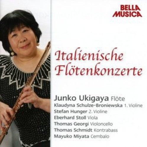 the album cover for Vivaldi / Ukigaya / Schulze-Broniewska / Hunger - Italienische Flotenkonzerte