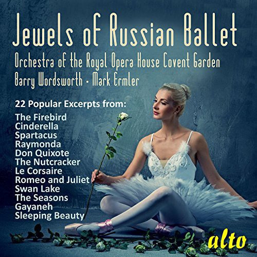 the album cover for Orchestra Of The Royal Opera House Covent Garden - Jewels of Russian Ballet
